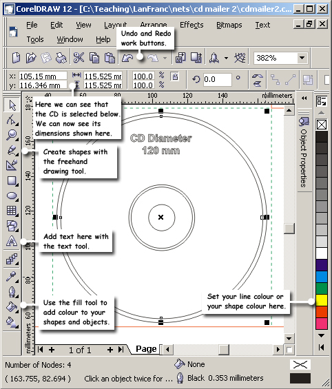 Corel Draw Tools